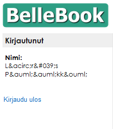 KUVA 14. Työntekijän nimen ä- ja ö-kirjainten näkyminen sovelluksessa 4.3.