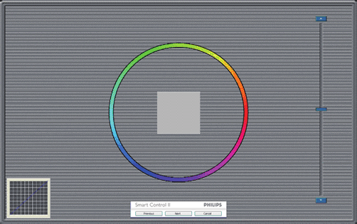 Enable color calibration (Aktivoi värikalibrointi) - oletusasetuksena päällä. Jos sitä ei ole valittu, värikalibrointi ei ole mahdollista. 6. Kalibrointisivun tulee sisältää patenttitiedot.