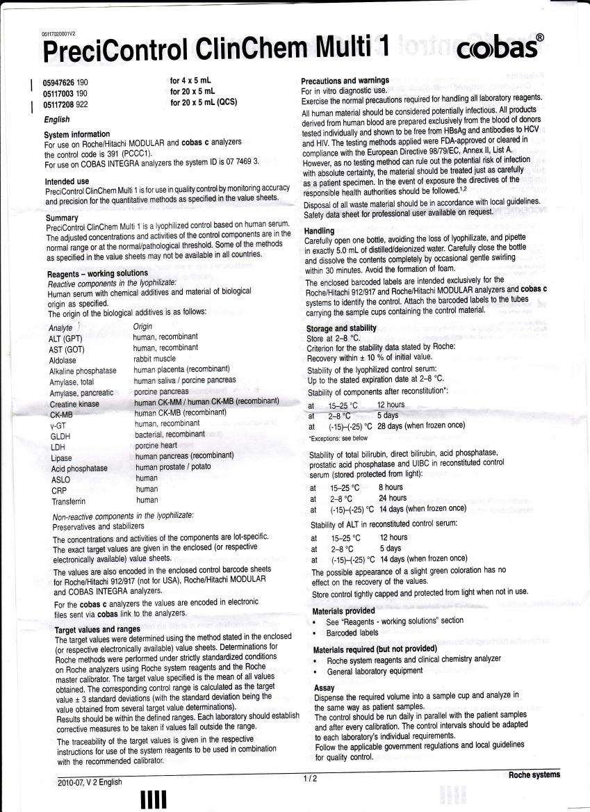 Liite 4 1 (3) PreciControl ClinChem