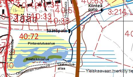 Vesi ei myöskään nykyisessä kaivetussa uomassa pääse juurikaan kosketuksiin kasvillisuuden kanssa, mikä pidättäisi ravinteita ja estäisi niitä päätymästä eteenpäin Jäälinjärveen. 3.2.