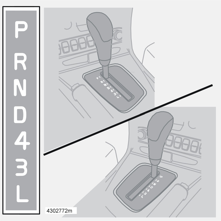 Automaattivaihteisto Vaihteenvalitsimen asennot P - Asento (pysäköinti) Käyttäkää tätä asentoa, kun käynnistätte moottorin tai pysäköitte auton.