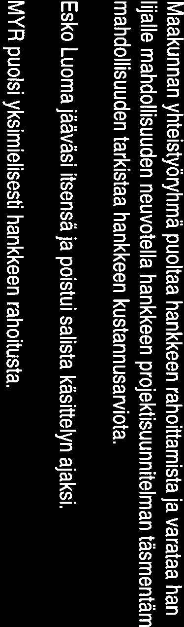 2009 Maakunnan yhteistyöryhmän käsittelyä ja lausuntoa edellyttävät Itä-Suomen alueellinen kilpailukyky ja työllisyys 2007-2013 hankkeet Myr 7 Itä-Suomen EAKR-toimenpideohjelman 2007-2013