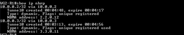 44 8.2.3 DMVPN todennus DMVPN konfiguraatio todennus suoritettiin käyttämällä Cisco IOS show-komentoja käyttämällä, sekä ping ja traceroute komennoilla.