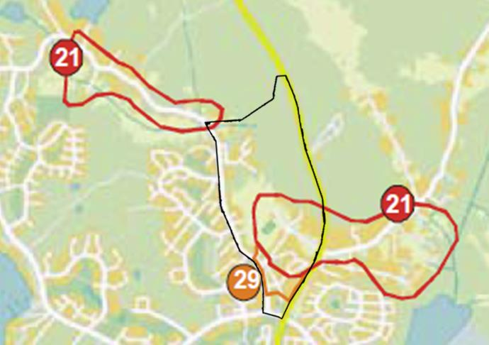 18 Palvelujen, kaupan ja hallinnon alue varataan pääosin julkisille ja yksityisille palveluille, kuten vähittäiskaupalle ja muille palveluille, toimistoille ja työpaikoille. (Yleiskaava 2030).