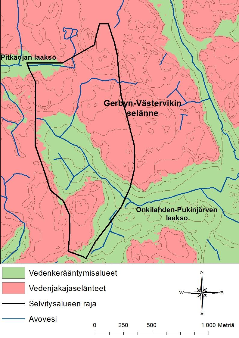 26 4.3 Maisemarakenteen pelkistäminen Maisemarakenne pelkistetään kolmeen päävyöhykkeeseen sen korkeusvaihteluiden, maaperän, vedenkulun, ilmaston ja elollisten tekijöiden mukaan.