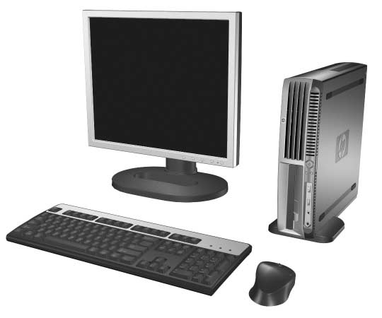1 Tuotteen ominaisuudet Peruskokoonpanon ominaisuudet Ultra-Slim Desktop -tietokoneen ominaisuudet voivat vaihdella mallista riippuen.