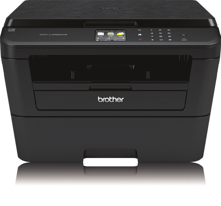2-puolinen) 6,8 cm leveä kosketusnäyttö Kiinteä ja langaton verkkoliitäntä USB 64 Mt muisti Web Connect Brother appsit MFC-L2720DW KOMPAKTI MUSTAVALKOLASERMONITOIMILAITE KIINTEÄLLÄ JA LANGATTOMALLA