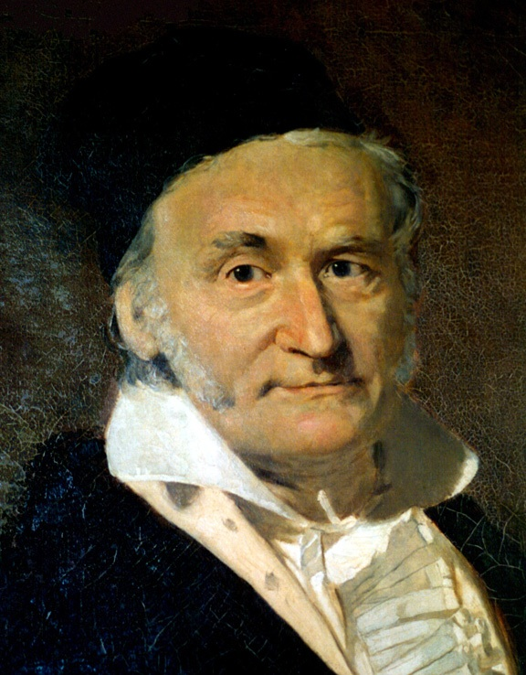 Johann Carl Friedrich Gauss (1777-1855) Saksalainen Gauss vaikutti suuresti moniin tieteenaloihin, kuten lukuteoriaan, tilastotieteeseen, analyysiin, differentiaaligeometriaan, geofysiikkaan,