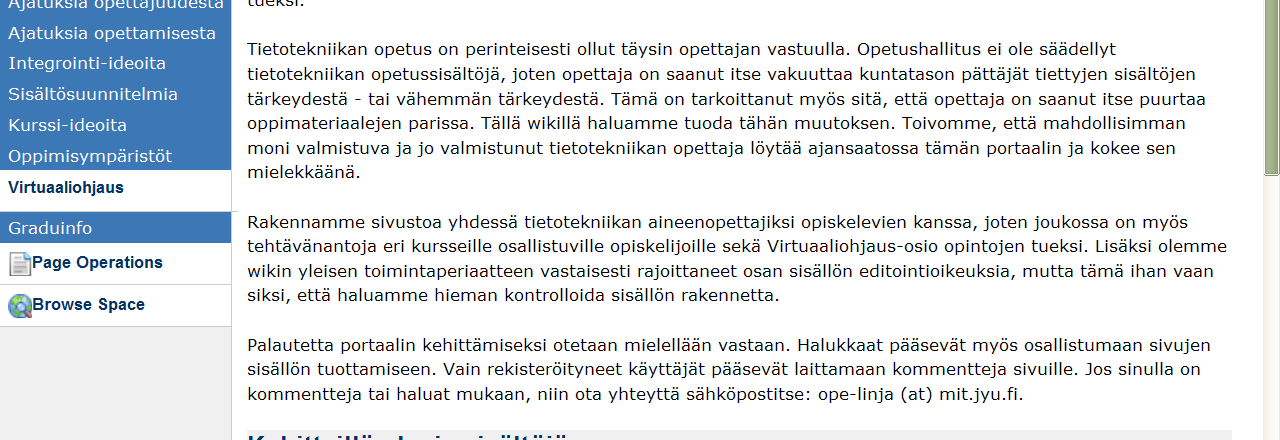 jakamisessa sekä tuottamisessa Yhteisöllisessä kirjoittamisessa, mm.