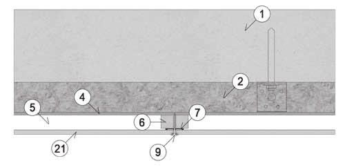 25 x 125 mm 8 EPDM-saumanauha 90 mm 9 Julkisivuruuvi 4,9 x 38 a Reunaetäisyys min.