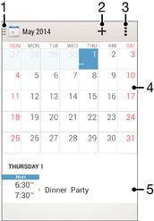 Kalenteri ja herätyskello Kalenteri Kalenterisovelluksella voit hallita ajankäyttöäsi.