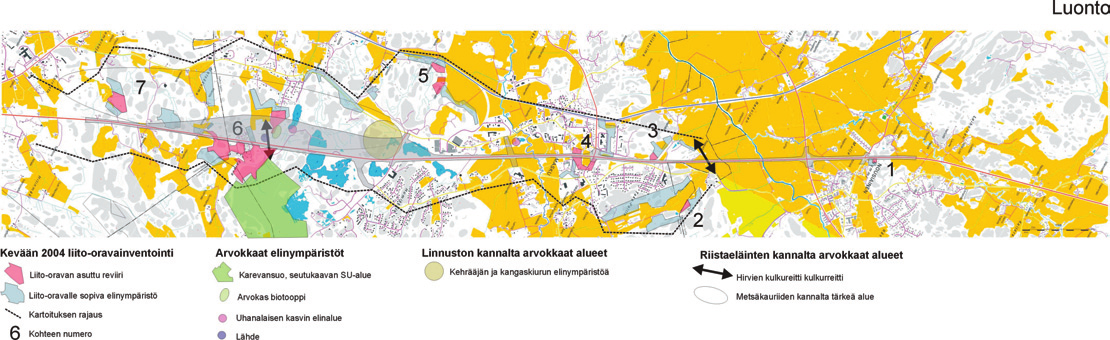 40 Valtatie 8 välillä