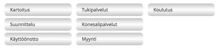 41 6.2.1 Palvelut-sivu Palvelut sivulla on listattuna kaikki palvelut (kuva 12). Luettelo toimii responsiivisesti sivukoon mukaan.