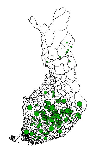 k-msn menetelmän kuvaus (2) - kehittämisessä ja testauksissa käytetyt runkopankkiaineistot Metsätehon runkopankki n.