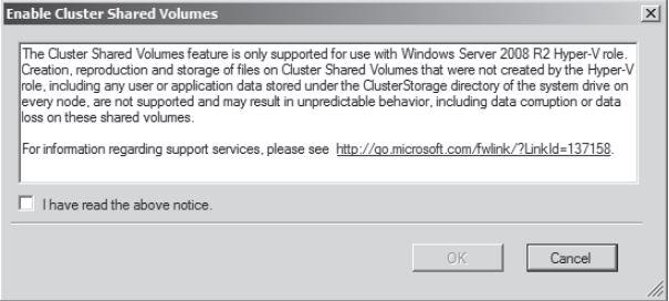 13 Hyper-V palvelimessa. Live Migration vaatii, että Windows Failover Clustering on käytössä sekä CSV-volyymit on määrätty klusterille.