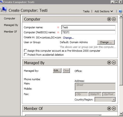 37 Windows Server 2008 R2 -virtuaalikone on asennettu VMware -klusteriin, ja se on täsmälleen samanlainen kuin kurssilla olevien oppilaiden käytössä oleva virtuaalikone.