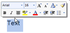 261] A ribbon is a command bar that organizes a program's features into a series of tabs at the top of a window.