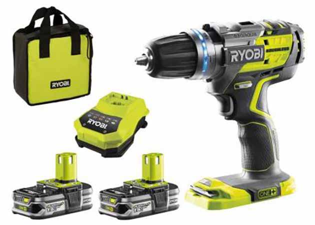 Ryobi HIILIHARJATON AKKUISKU- PORAKONE 18PDBL-LL15S Huom!