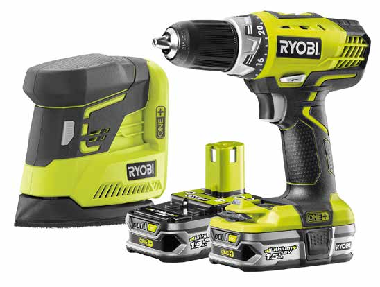 Ryobi COMBO KIT R18DDPS-LL15S Huom!