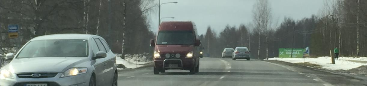 Pitkämatkainen henkilöautoliikenne Nykytilanne Läpikulkuliikenteen ennakoitavuus on ruuhka-aikoina nykytilanteessa heikentynyt väylän ja solmupisteiden kuormittuneisuuden vuoksi samalla tavalla, kuin