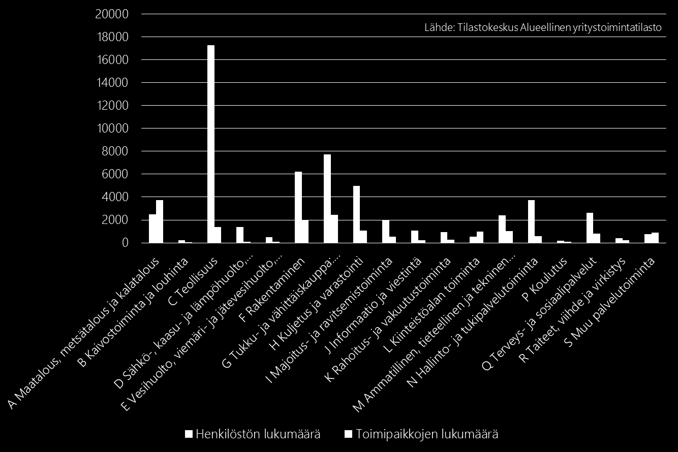 Pienet yritykset hankkivat usein työterveyshuollon palvelunsa kunnallisen sektorin palveluntuottajilta (terveyskeskuksilta, kunnallisilta liikelaitoksilta ja osakeyhtiöiltä) niin Satakunnassa kuin