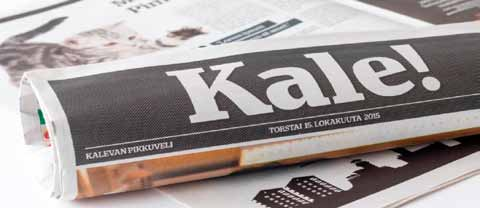Lehti Kale! Kaupunkilehti Kale! on hyvän tuulen ja hyväntahtoisuuden äänenkannattaja.