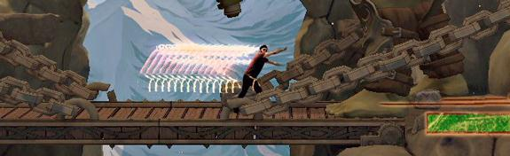 Pelaaja voi pelimaailmassa hyppiä voltteja ylemmille tasoille, järisyttää maata, ampua salamoita käsistään, hidastaa aikaa tai joissain