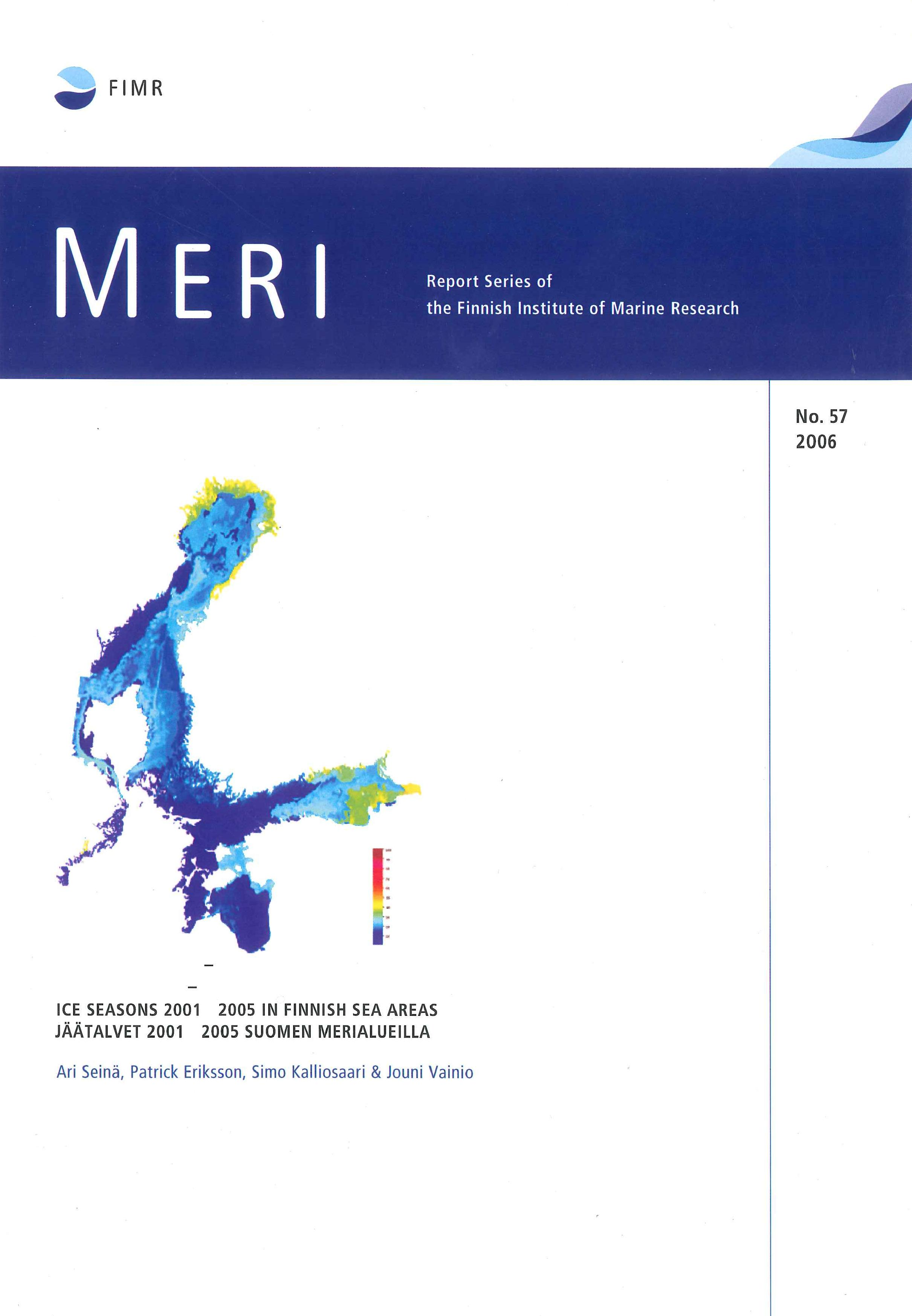 tow FIMR J MERI Report Series of the Finnish Institute of Marine Research No.