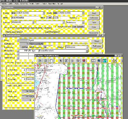 ha) sekä alue-ekologia - kohteet metsänkäytön suunnittelu n.