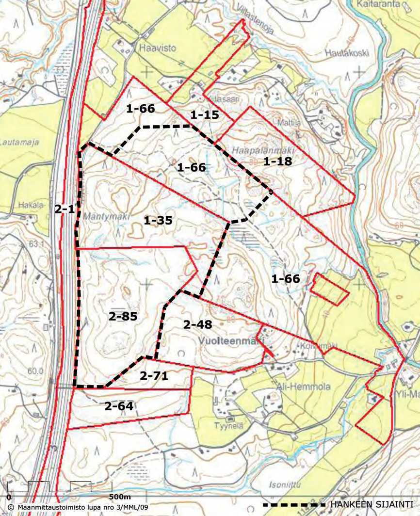 5.4.2 Nykytilanne Hankealue sijaitsee Nurmijärven kunnassa Palojoen kylässä valtatien 3 varrella noin 6 kilometriä Nurmijärven keskustasta kaakkoon.