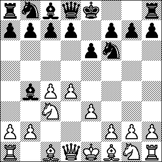 -191- E40-45: 1.d4 Rf6 2.c4 e6 3.Rc3 Lb4 4.e3, ei 4...0-0 97 Antonio Uberos Fernández Espanja Martti Kauppinen, MM-preliminääri 2010 4...b6 4...c5 (4 d5 5.a3 Lc3 6.bc3 0 0 7.cd5 ed5 8.Ld3 Le6 9.