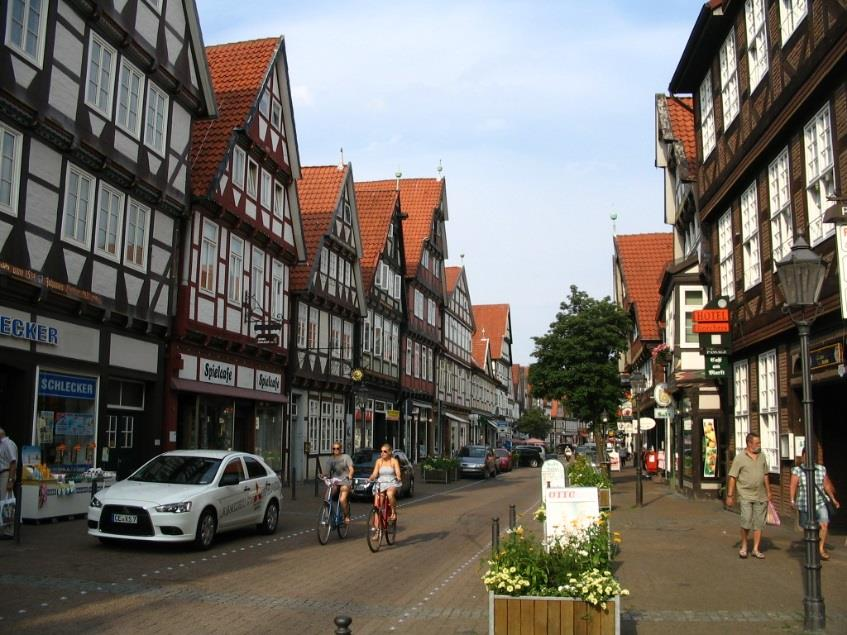 Cellen kaupunki Saksassa.