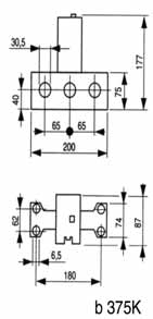 RT1:LLE 1 SGE113764 113 764 DIN-KISKO ADAPTERI RT2XP RT2:LLE