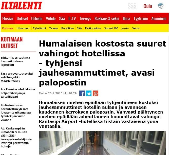 Käsisammuttimet Sammutetyyppien teholuokat kehittyneet (erityisesti vaahtosammuttimet) Perinteisen 6 kg jauhesammuttimen valinta ei enää perusteltua (mm.