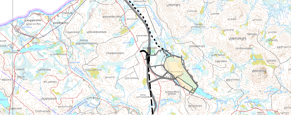 Muonio River - Alt4 Tiet, johdot, putket ym.