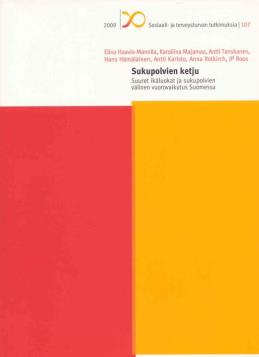 J.P. Roosin Suomalainen elämä (1987) toi sukupolvet suomalaiseen yhteiskuntatutkimukseen Aineistona