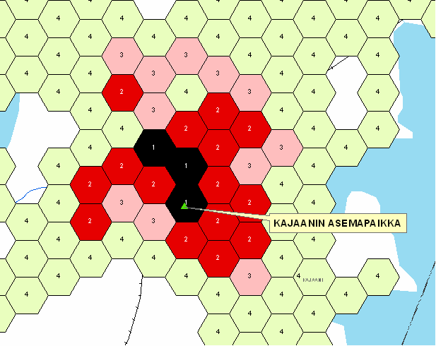 tulevaisuudessa Sotkamon alueella olevan riskiluokan 1 alueelle.