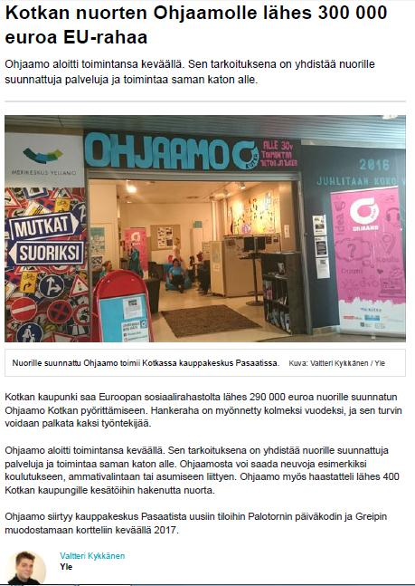 Kotka, Kymen Sanomat).