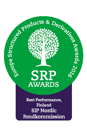 SIP Nordic won the Europe Structured Products Award for Best in Product Performance Finland in 2016.