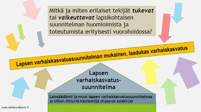 haiskasvatusympäristössä ei ole aina itsestäänselvyys vaan hänen asiantuntijuutensa omasta lapsestaan voi jäädä ammattilaisen äänen jalkoihin (Alasuutari 2010a, 16; Alasuutari 2010b; Alasuutari &