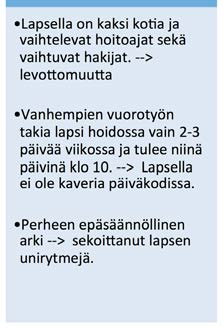 Rajapinta kodin ja varhaiskasvatusyksikön välillä rikkoutuu väistämättä, kun keskustelun aiheena on esimerkiksi varhaiskasvatusyksikössä tehtyjen havaintojen pohjalta noussut huoli lapsen