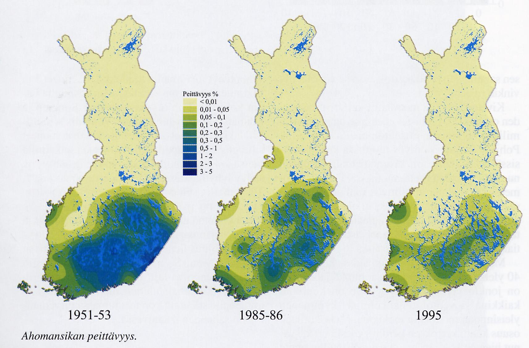 fi/kasviatlas/), mutta raakadata vaikeasti saatavissa Metla: Valtakunnan metsien inventointi (VMI) Systemaattinen otanta metsien seurantaan: muunkin kuin puun tuoton Ei varsinaisesti floristinen,