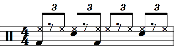 22 4.4.4 Shuffle 5 Kuva 17. Shuffle 5. Tämä yhden tahdin looppi perustuu bluespohjaiseen riffiin.