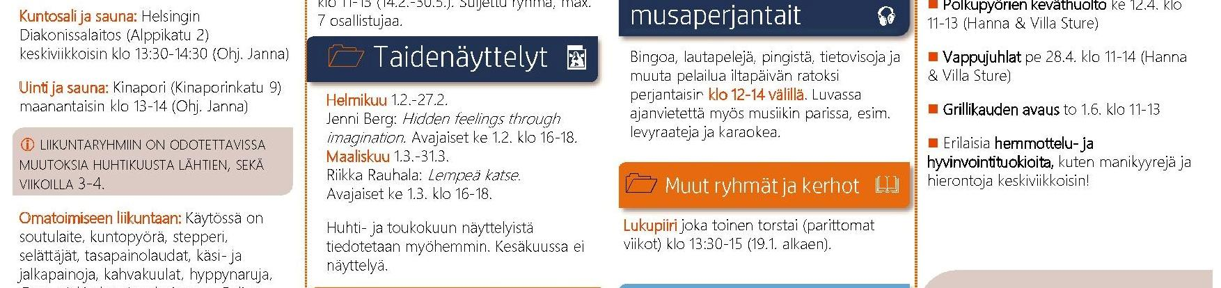 Tiloista löytyy myös lapsiperheille tarkoitettu Perhetalo Betania (avoinna ma-ke klo 9-16.30 ja to-pe klo 9-15) sekä Nuorisotalo Betania. Nuorisotalo Betania on auki ke-pe klo 14 lähtien.