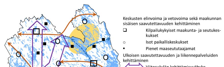 Tämä korostuu esim. kasvavien puukuljetusten ja matkailun kansainvälistämistavoitteiden näkökulmasta.