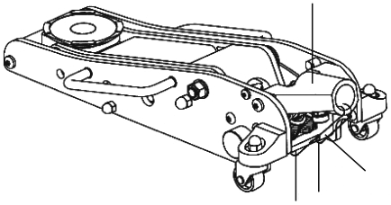 - Immediately after the lift, the vehicle must be supported with extra stands, for example with jack stands. Have the extra stands nearby before lifting the vehicle. 4. OPERATION WARNING!