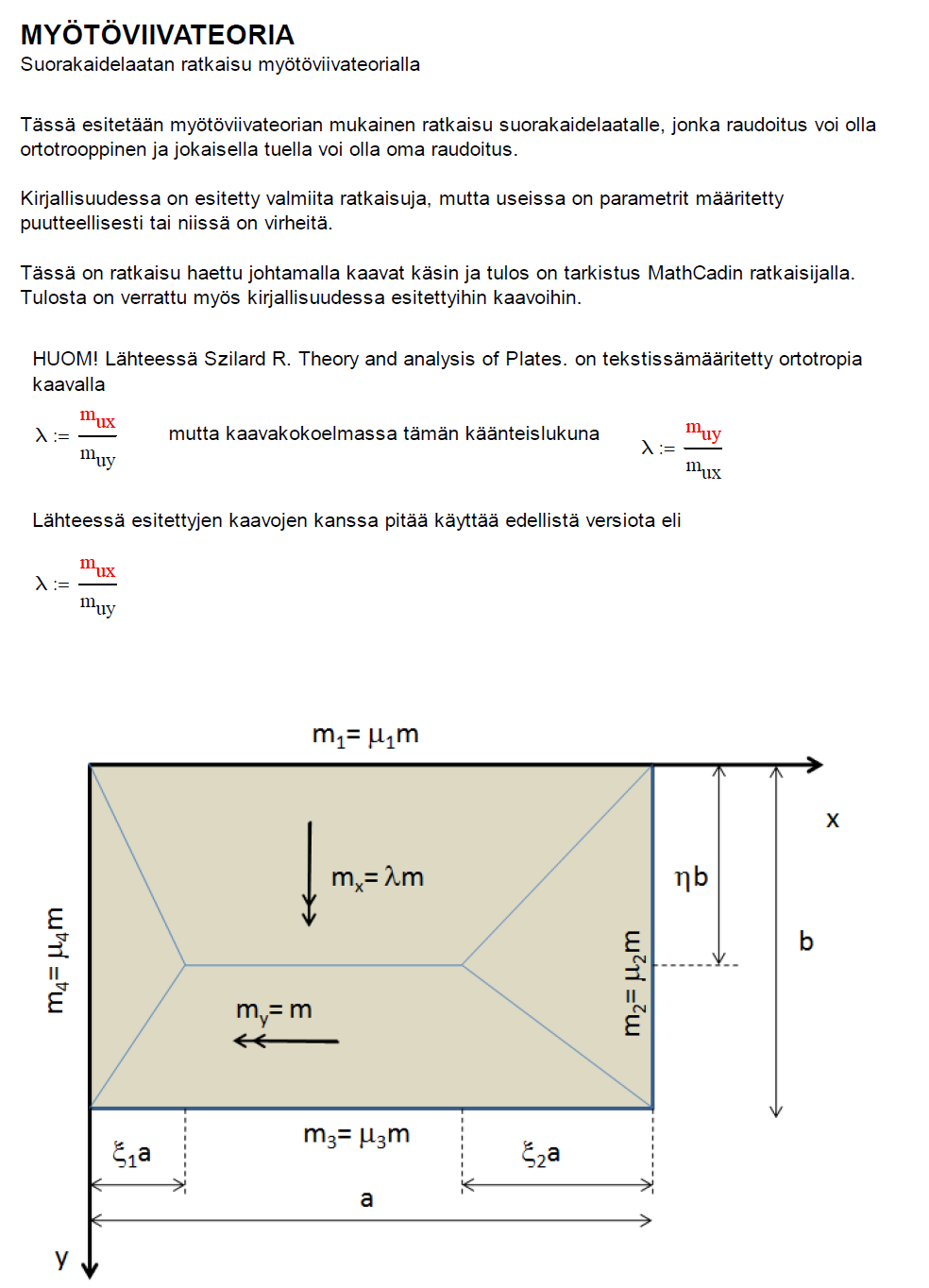 SUORAKAIDELAATAN RATKAISU