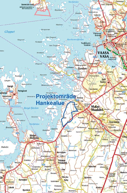 1. Johdanto EPV Tuulivoima Oy suunnittelee tuulivoimapuiston toteuttamista Maalahden kuntaan Sidlandetin alueelle.