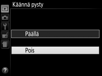 Huomaa seuraavat seikat: Harmaana näkyvät valikon kohdat eivät tällä hetkellä ole käytettävissä.