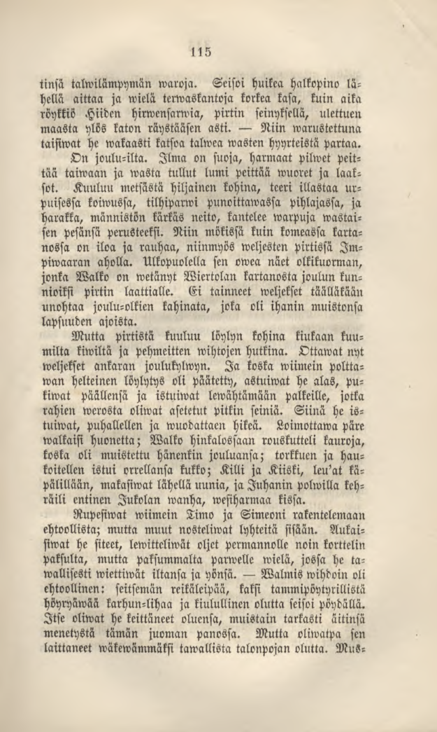 115 tinsä talwilämpyinän waroja.